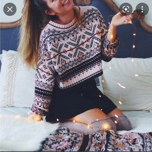 BDG Cropped Anna Sweater